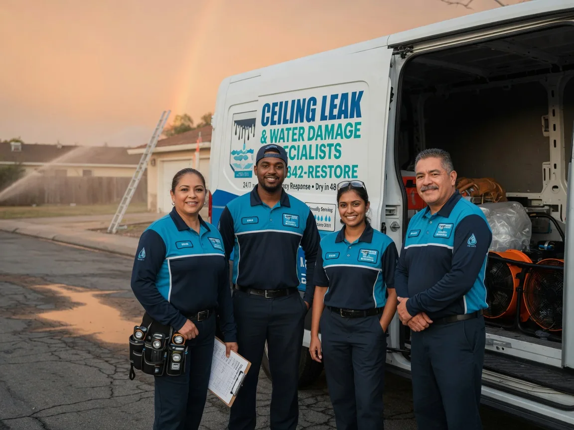 Ceiling Leak Cleanup company in Norton, MA